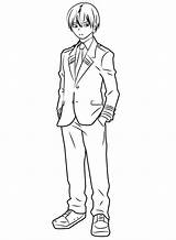 Todoroki Academia Hero Coloring Pages Drawing Draw Manga Boku Characters Easy Printable Kaminari Denki Anime Step Cute Uraraka Drawings Learn sketch template