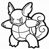 Coloring Wartortle Pokemon Pages Getcolorings Printable sketch template