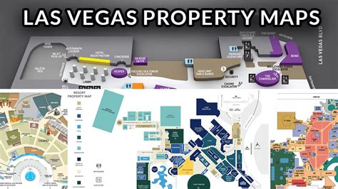 las vegas hotel  casino property maps resort maps