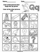 Worksheets Coloring Kindergarten Choose Board Beginning Consonants Initial Finding Color Letters Preschool sketch template