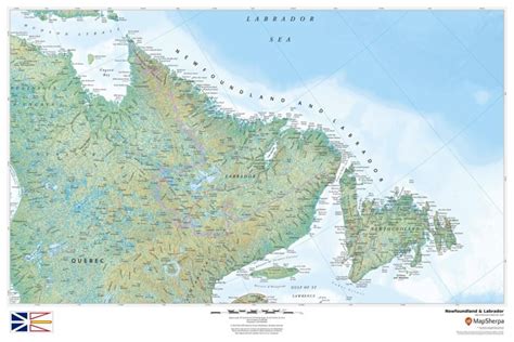 newfoundland  labrador maps maptrove