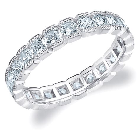 cttw diamond eternity wedding band  white gold  carat