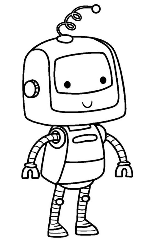 dog robot coloring page  printable coloring pages  kids