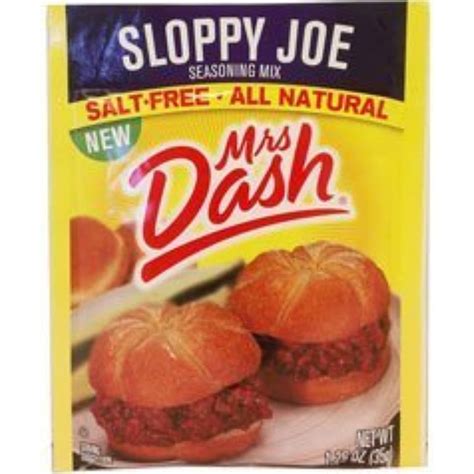 Mrs Dash Sloppy Joe Seasoning Mix By Mrs Dash