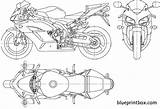 Cbr Cbr1000rr Motociclismo sketch template