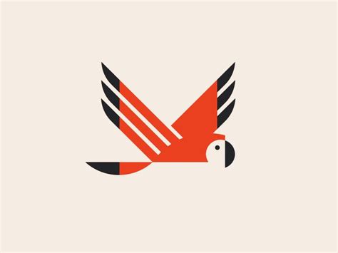 parrot graphic design blog geometric art illustration design