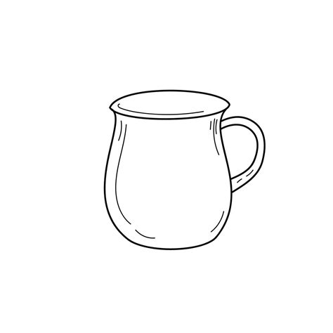 cup hand drawn outline doodle icon  vector art  vecteezy