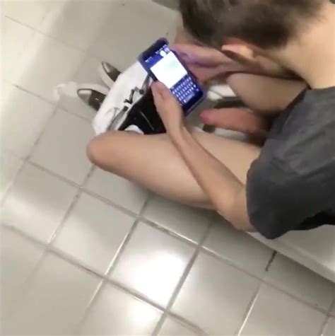 hung guy caught jerking in bathroom part 1