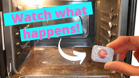 oven cleaning   dishwasher tablet oven cleaning hacks