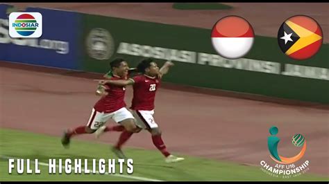 Indonesia 3 Vs 0 Timor Leste Full Highlights Aff U