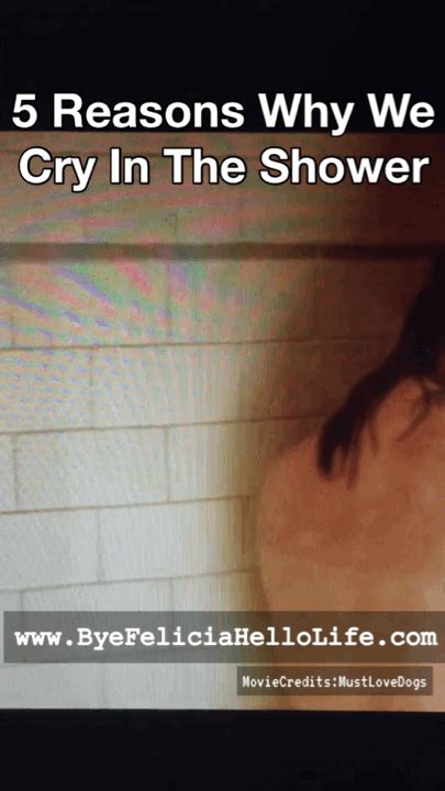 crying in the shower