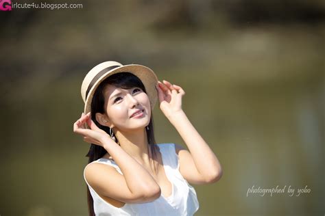 cute asian girl cha sun hwa summer white
