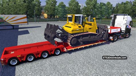 doll vario trailer  liebherr pr  bulldozer euro truck simulator  mods