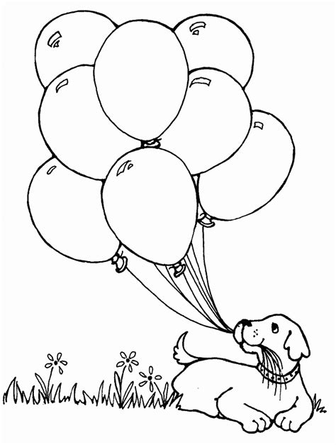 balloon coloring pages  coloring pages  kids