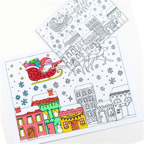 christmas colouring pages  grown ups red ted arts blog