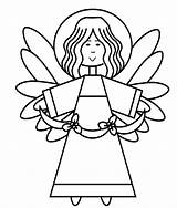 Coloring Pages Angel Christmas Printable Preschool Boy Snow Color Kids Print Angels Getcolorings Colors Themes Sheets Colorings sketch template