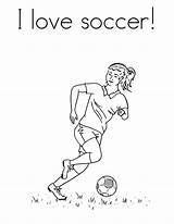 Soccer Girl Coloring Player Pages Drawing Getcolorings Getdrawings Female Print sketch template