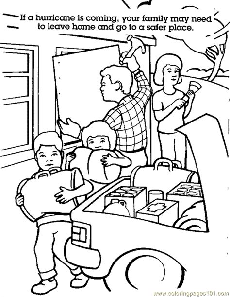 safety coloring page coloring home
