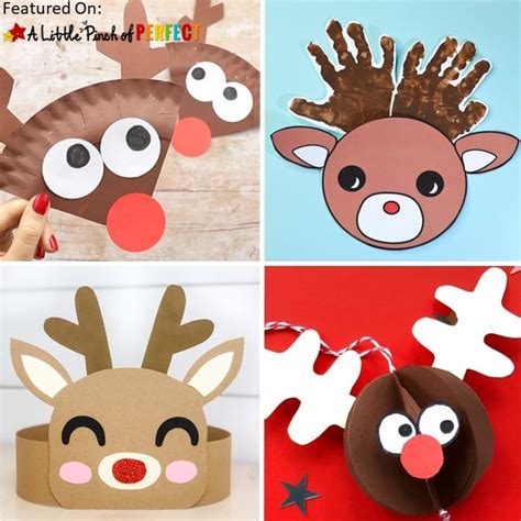 reindeer crafts  kids   pinch  perfect