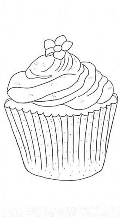 pin  marcelle bendixen  cupcake coloring pages cupcake coloring