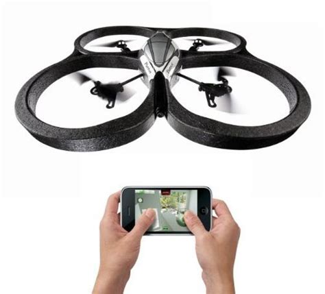 parrot ar drone video equipped remote quadricopter cheesycam