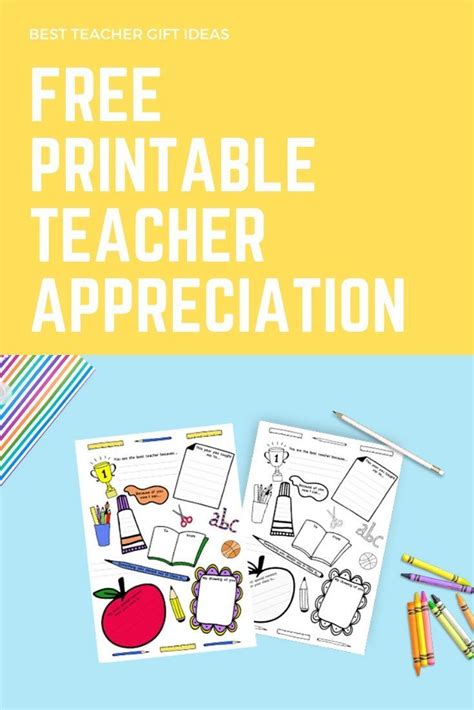 teacher appreciation printable   teacher appreciation