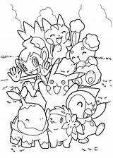 Pokemon Coloring Pages Starter Getdrawings sketch template