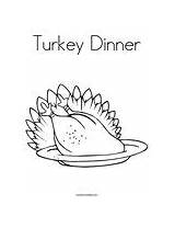Dinner Coloring Turkey Worksheet Cursive Change Template Built California Usa Twistynoodle Noodle sketch template