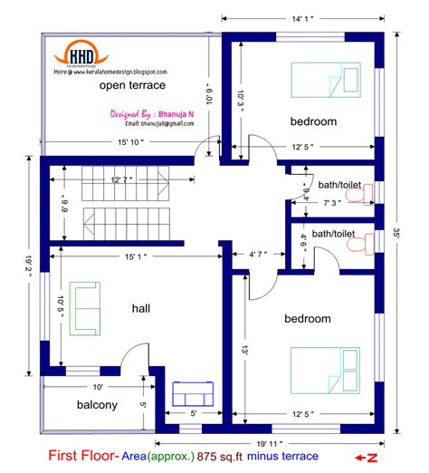floor plan  elevation   sqfeet villa kerala home design  floor plans  dream