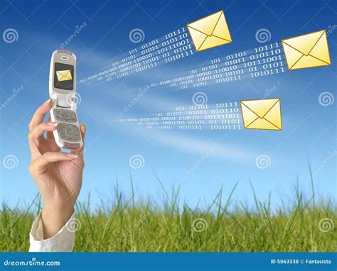 sending message stock photo image  gprs discussion