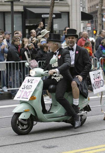 same sex marriage adds to parade festivity the spokesman review