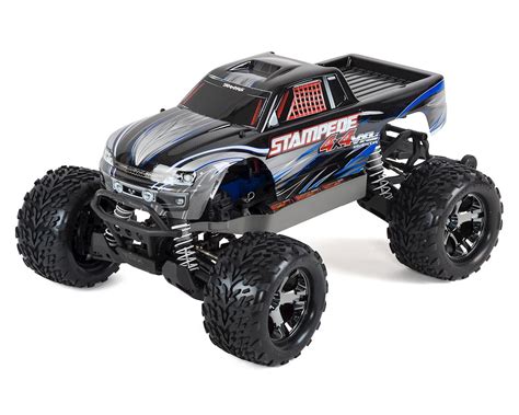 traxxas stampede  vxl brushless  wd rtr monster truck silver tra  slvr cars