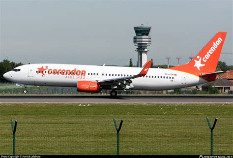 tc  corendon airlines boeing  shwl photo  annick lefebvre id  planespottersnet