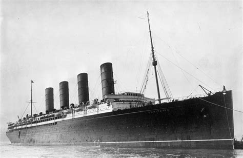 3 British Ocean Liner Rms Lusitania Loc Peace History