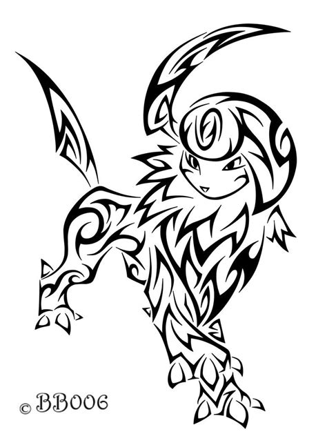 popular  pokemon coloring pages mega absol