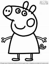 Peppa Pig Coloring Pages Printable Print Color Para Colorear Craft Friends sketch template