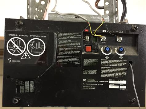 installation  chamberlain liftmaster professional  wiring openers garadget community