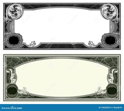 blank banknote layout cartoon vector cartoondealercom