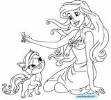 Coloring Pets Pages Palace Disney Princess Mermaid Google Ariel Colouring Søgning Coloriage Sheets Christmas Book Printable Kids Cartoons Color Popular sketch template