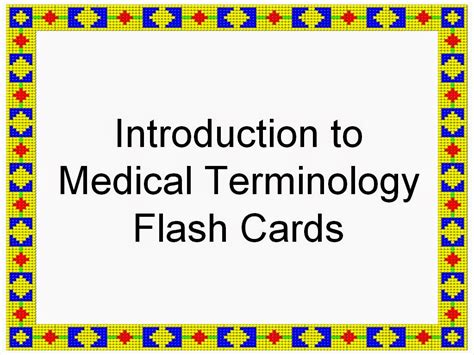 student survive  thrive introduction  medical terminology flash