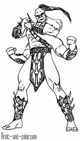 Mortal Kombat Goro Entitlementtrap sketch template
