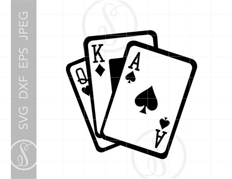 playing cards svg playing cards clipart playing cards cut etsy