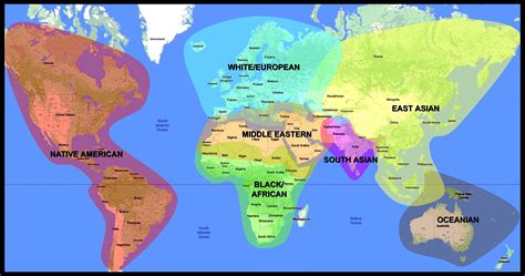 ultimate race map  map details  geographical origins    races