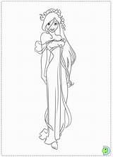 Coloring Enchanted Giselle Pages Popular Library Princess sketch template