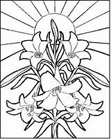 Easter Coloring Pages Religious Christian Colouring Sheets Kids Color Printable Looking Printables Stained Glass Lilies Re If Everyone Hi Print sketch template