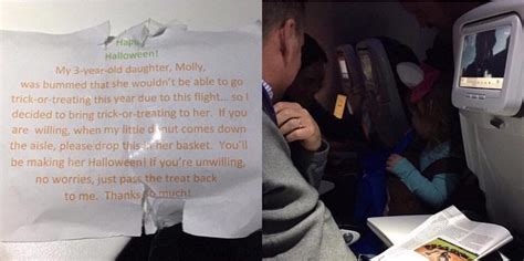 Dad Of The Year Passed Out Candy To Passengers On Flight So His