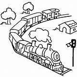 Train Coloring Pages Toy Steam Diesel Model Outline Trains Printable Drawing Track Color Caboose Engine Getcolorings Getdrawings Netart Colorluna sketch template