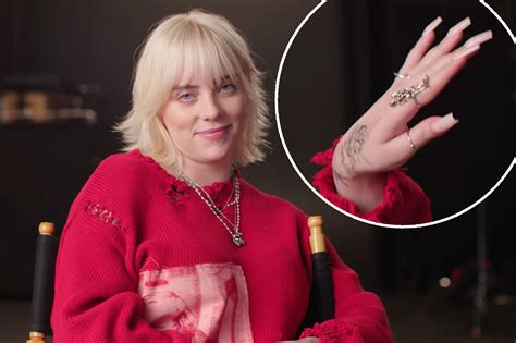 billie eilish finally reveals  secret tattoos