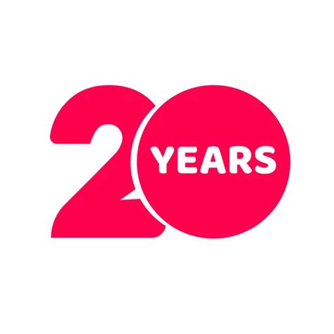 years anniversary logo template  anniversary icon label