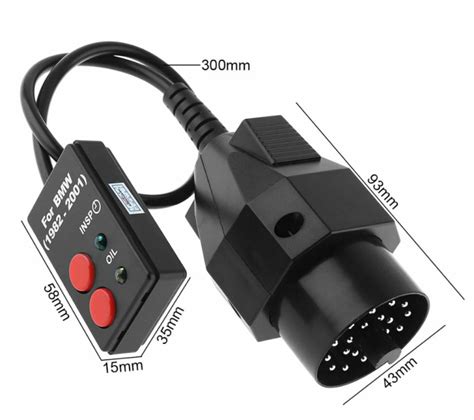 Bat Tech Bmw Oil Service Reset Tool With 20 Pin Obd1 Adapter